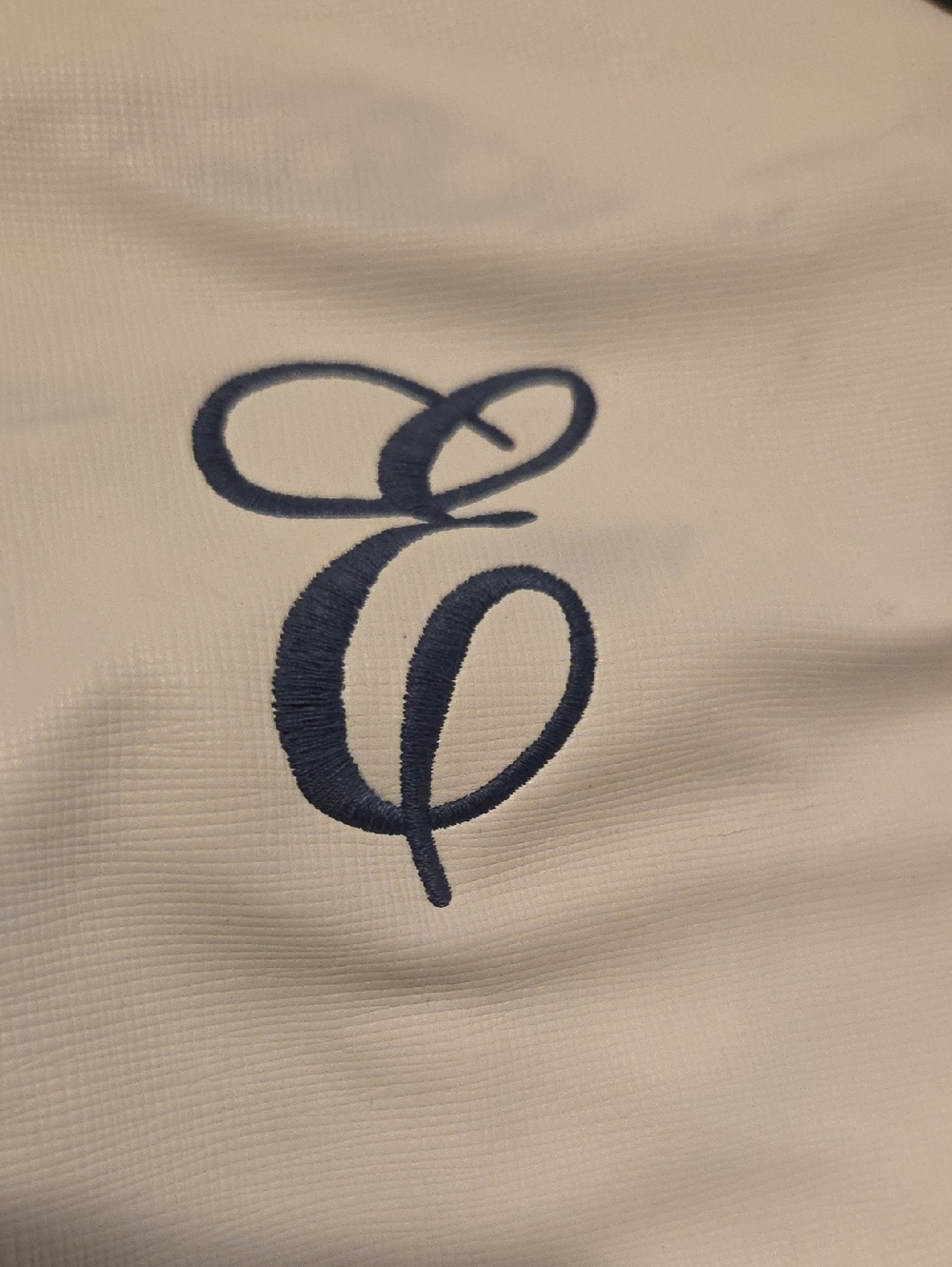 Large Two-Tone Monogrammed Weekender Duffel Bag - Grey & Cream - Picture 2 of 8